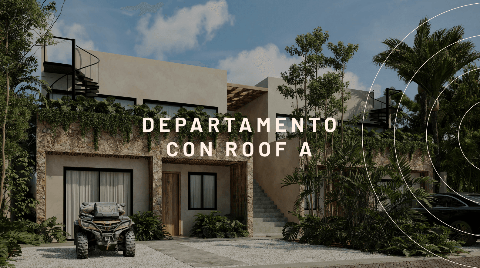 Departamento con roof