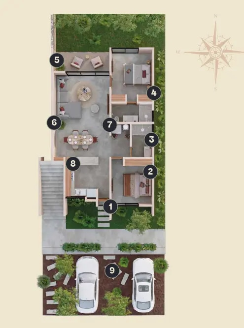 Plano · Chacá Garden
