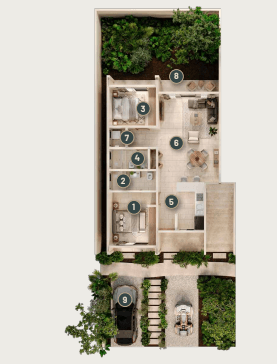 Floor plan · Garden apartment